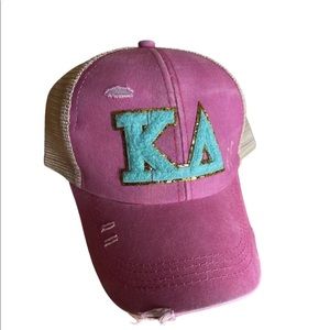 Kappa Delta Sorority Distressed Hat
